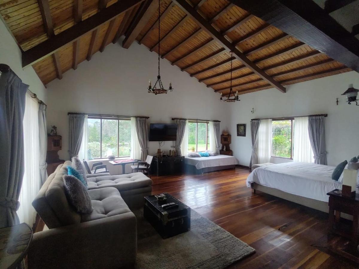 Bed and Breakfast Hacienda El Pinar Del Viento Villa de Leyva Zewnętrze zdjęcie