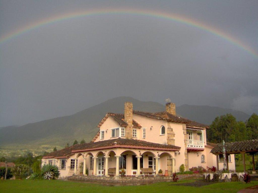Bed and Breakfast Hacienda El Pinar Del Viento Villa de Leyva Zewnętrze zdjęcie